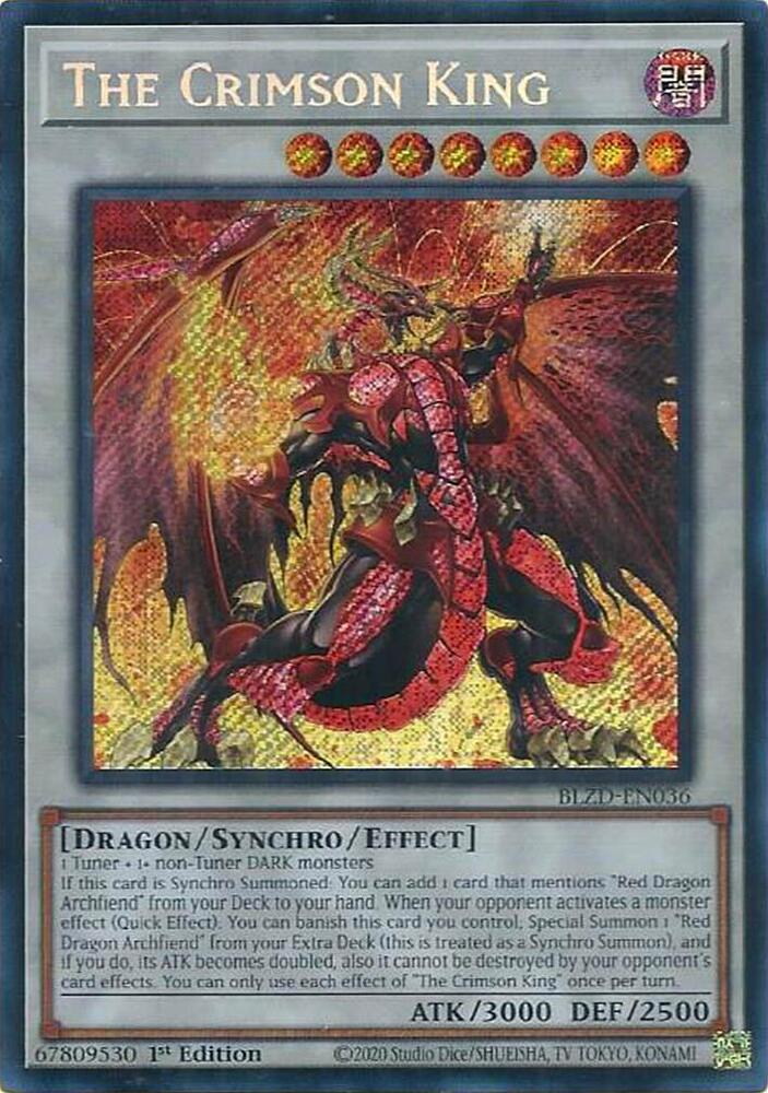 The Crimson King - Blazing Dominion - YuGiOh - TCGplayer.com The Crimson King - Blazing Dominion - YuGiOh - TCGplayer.com