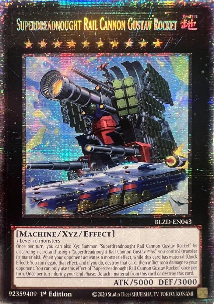 Superdreadnought Rail Cannon Gustav Rocket (Starlight Rare