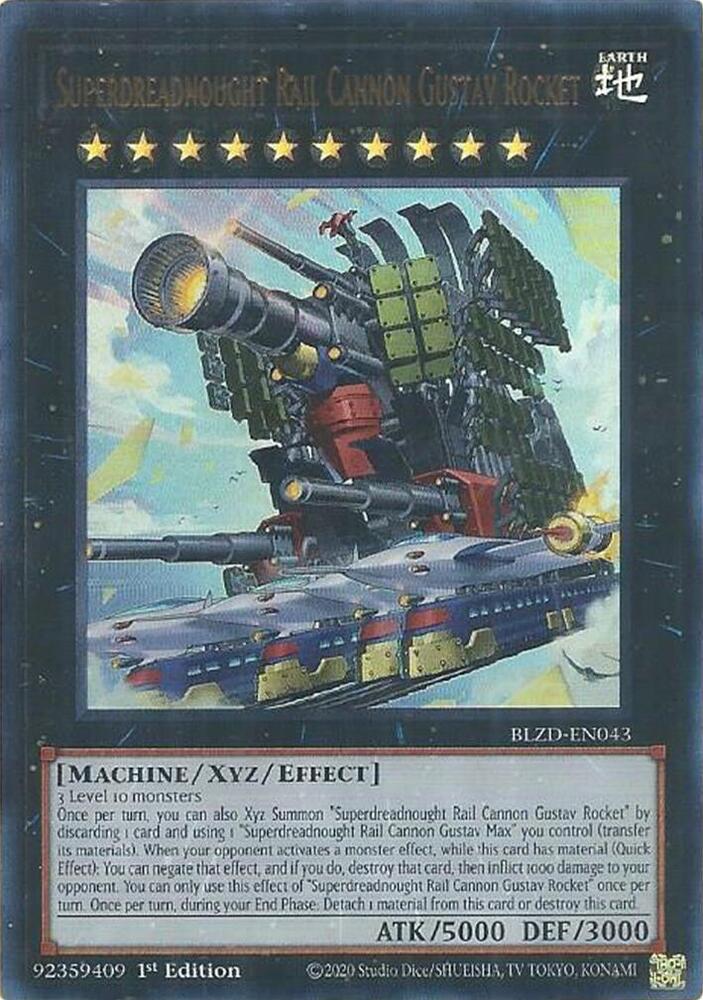 Superdreadnought Rail Cannon Gustav Rocket - Blazing Dominion