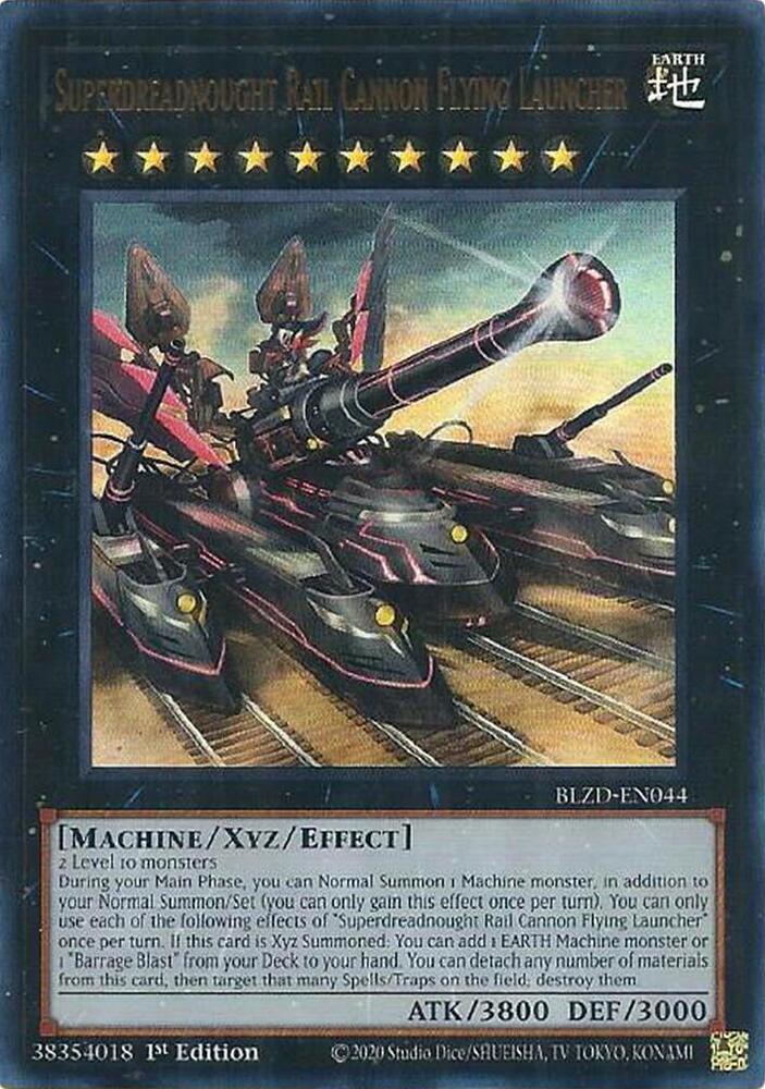 Superdreadnought Rail Cannon Flying Launcher - Blazing Dominion