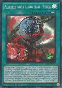 Plundered Power Patron Plane - Vidolia - Yu-Gi-Oh! Blazing Dominion trading card