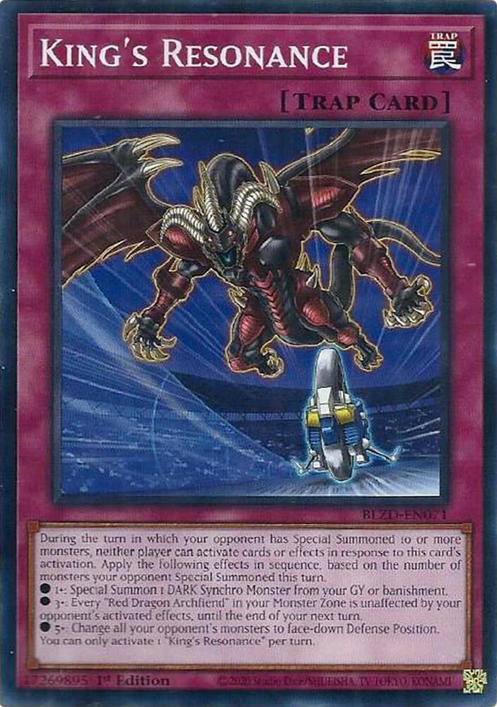 King's Resonance - Blazing Dominion - YuGiOh - TCGplayer.com