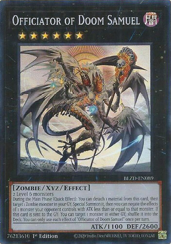 Officiator of Doom Samuel - Blazing Dominion - YuGiOh - TCGplayer.com
