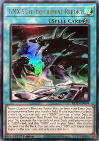 GMX 55th Experiment Report - Yu-Gi-Oh! Blazing Dominion trading card