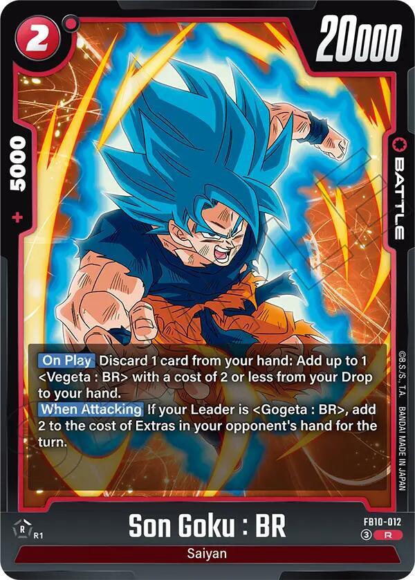 Son Goku : BR - Cross Force - Dragon Ball Super: Fusion World