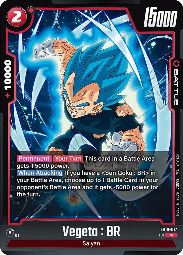 Vegeta : BR - Cross Force - Dragon Ball Super: Fusion World