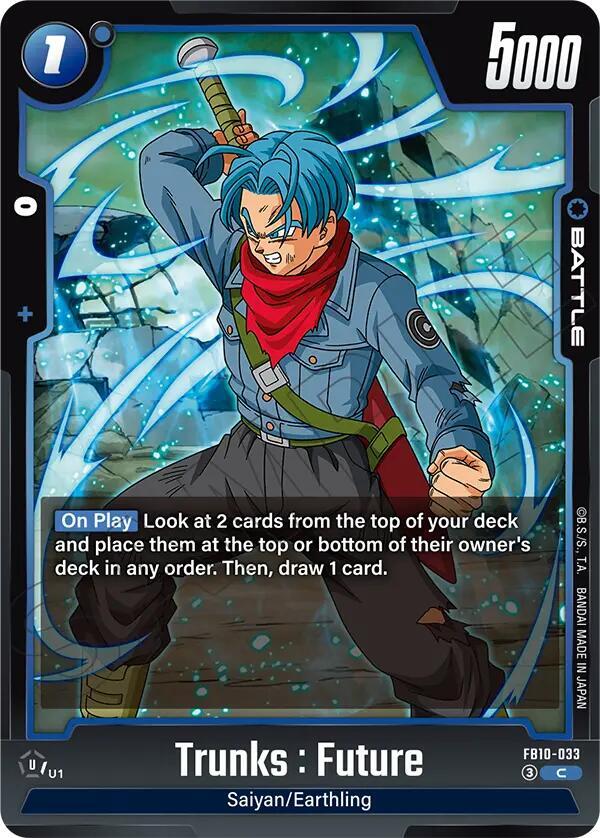 Trunks : Future - FB10-033 - Cross Force - Dragon Ball Super