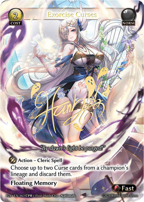 Exorcise Curses (CPR) - Promotional Cards - Grand Archive TCG