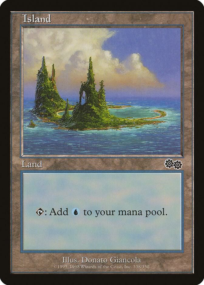 Island (338) - Urza's Saga - Magic: The Gathering - TCGplayer.com