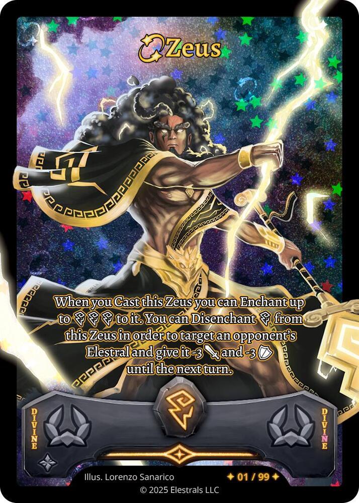 【早い者勝ち】値下げしました　GOD 神々の系譜ZEUS 凱旋と同じシリーズ Zeus (SS3-S01) - Shattered Stars Chapter 3 [SS3] - Elestrals
