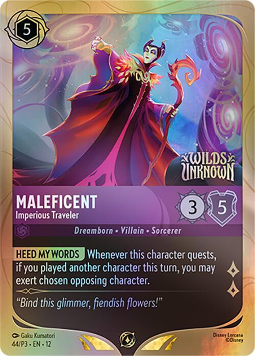 Maleficent - Imperious Traveler - Disney Lorcana Promo Cards