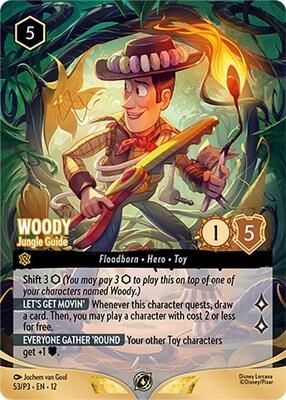 第五人格 GG xawm 心安勿梦 COAⅦ トレーディングカード Woody - Jungle Guide (Store Championship Participant) - Disney