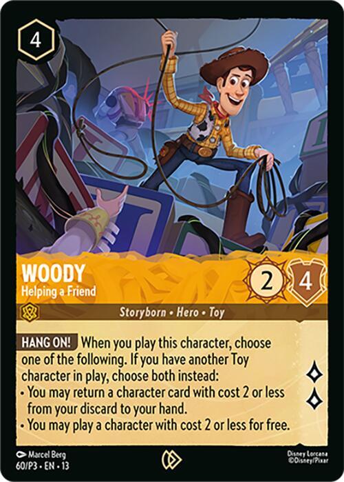 Full Woody - Helping a Friend card