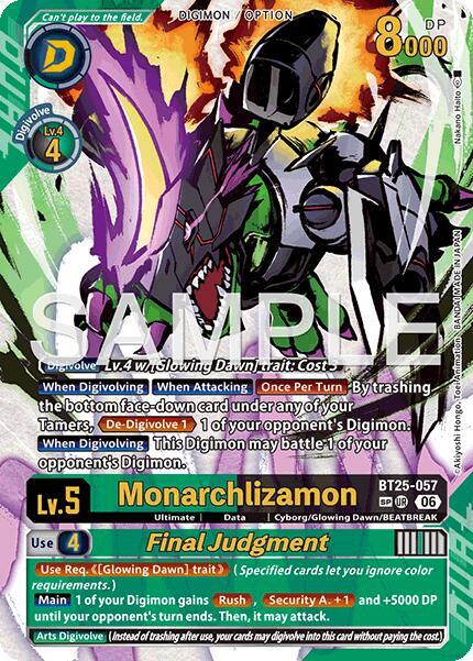 DLC プロモ　ムーラン　ペガサス Monarchlizamon // Final Judgement (SP) - Dual Revolution - Digimon