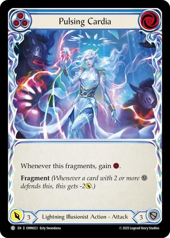 Pulsing Cardia (Blue) - Omens of the Third Age - Flesh and Blood