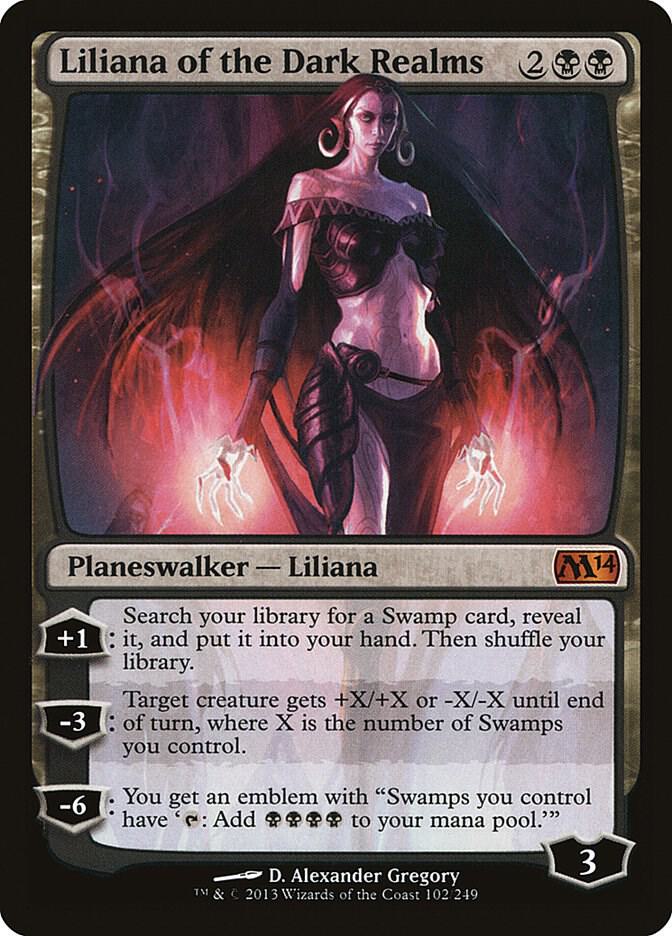 Liliana of the Dark Realms - Magic 2014 (M14) - Magic: The