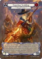 Flesh and Blood Emeritus Scolding CF プロ Emeritus Scolding (Blue) - Everfest - Flesh and Blood TCG