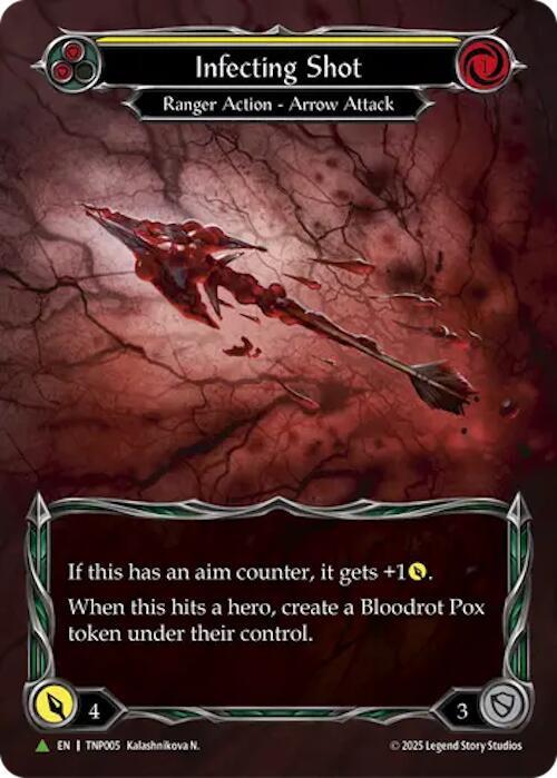 FaB 傷口への感染 Infecting Shot Marvel Infecting Shot (Yellow) (Marvel) - TNP005 - Flesh and Blood: Promo