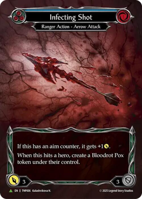 その他 Flesh and Blood Infecting Shot BLUE CF Infecting Shot (Blue) (Marvel) - TNP006 - Flesh and Blood: Promo