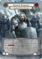 Staunch Response (Blue) (Marvel) - TNP020 - Flesh and Blood: Promo