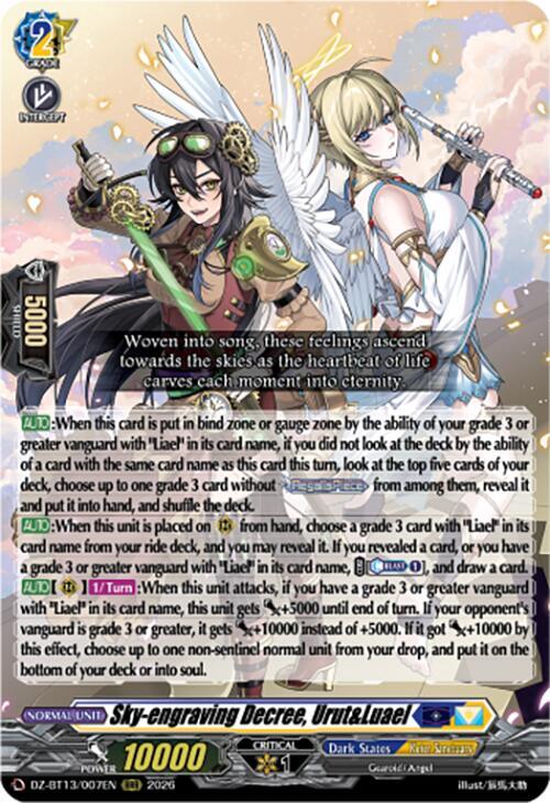 Sky-engraving Decree, Urut&Luael - DZ-BT13: Parallactic Clash