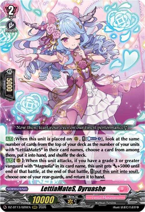 LettiaMateS, Dyruashe - DZ-BT13: Parallactic Clash - Cardfight