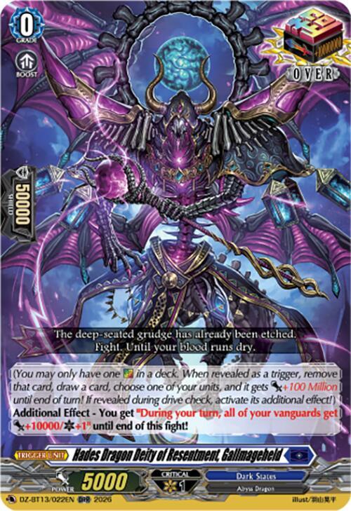 Hades Dragon Deity of Resentment, Gallmageheld - DZ-BT13