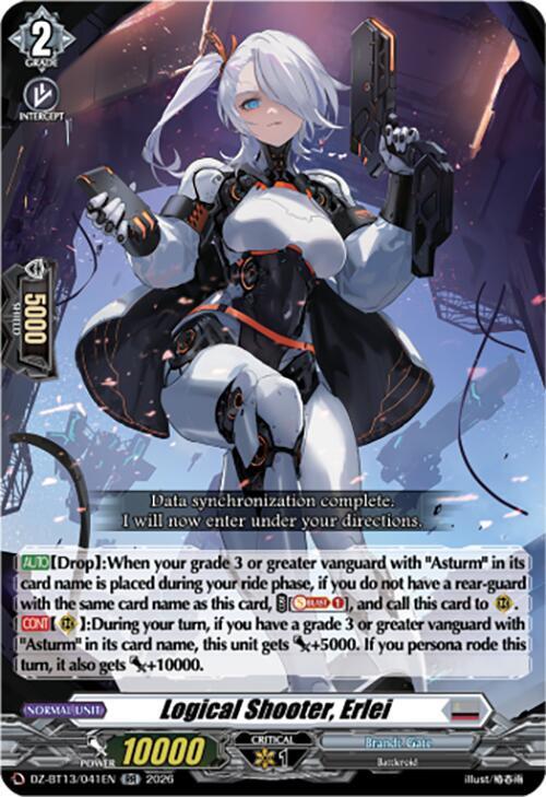 Logical Shooter, Erlei - DZ-BT13: Parallactic Clash - Cardfight