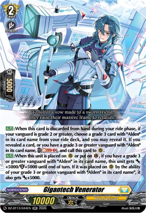 Gigantech Venerator - DZ-BT13: Parallactic Clash - Cardfight