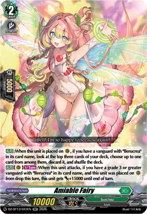 Amiable Fairy - DZ-BT13: Parallactic Clash - Cardfight Vanguard