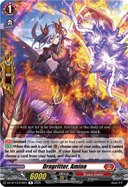 Dragritter, Amina - DZ-BT13: Parallactic Clash - Cardfight