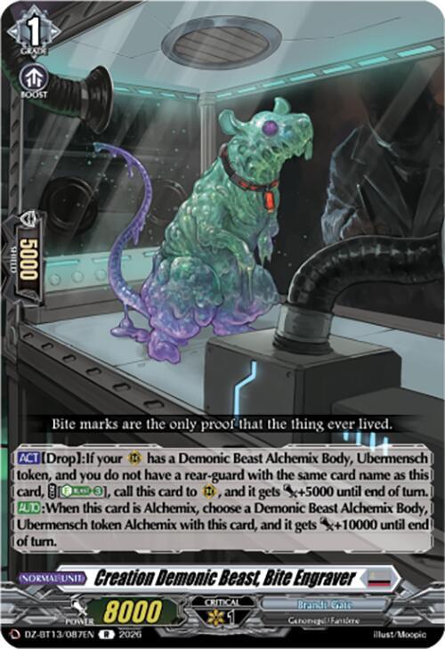 Creation Demonic Beast, Bite Engraver - DZ-BT13: Parallactic Clash