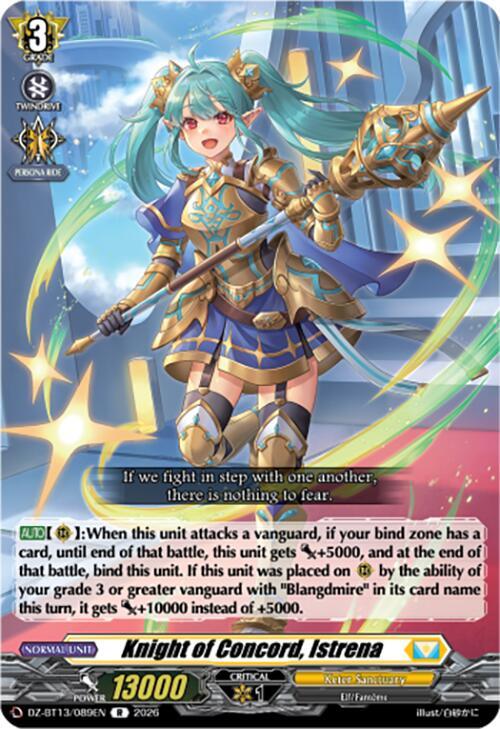Knight of Concord, Istrena - DZ-BT13: Parallactic Clash