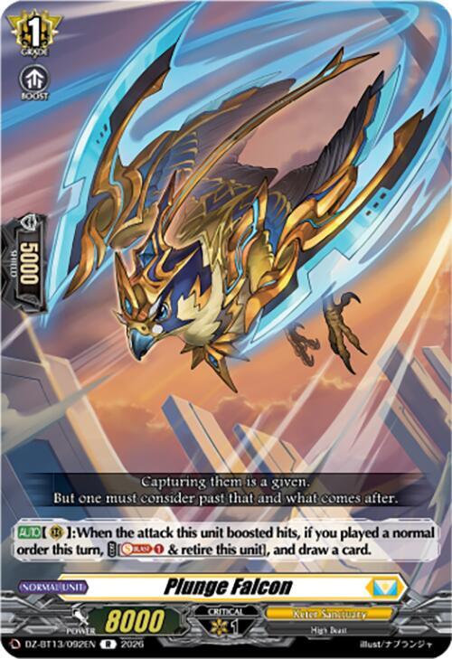Plunge Falcon - DZ-BT13: Parallactic Clash - Cardfight Vanguard