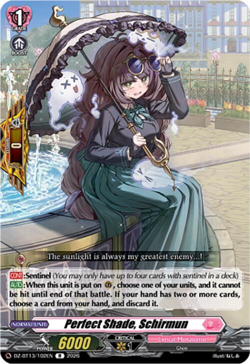Perfect Shade, Schirmun - DZ-BT13: Parallactic Clash - Cardfight