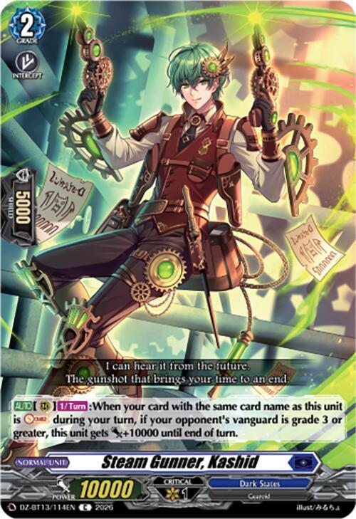 Steam Gunner, Kashid