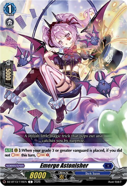 Emerge Astonisher - DZ-BT13: Parallactic Clash - Cardfight