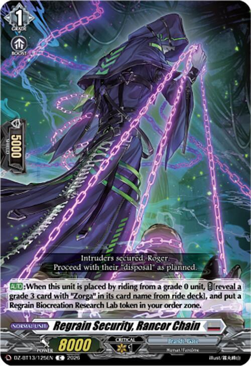 Ran様 Regrain Security, Rancor Chain - DZ-BT13: Parallactic Clash
