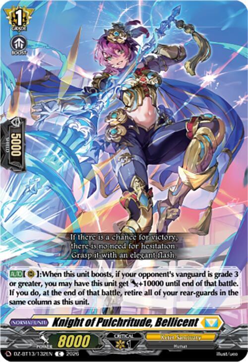 Knight of Pulchritude Bellicent Price & Card Details — DZ-BT13