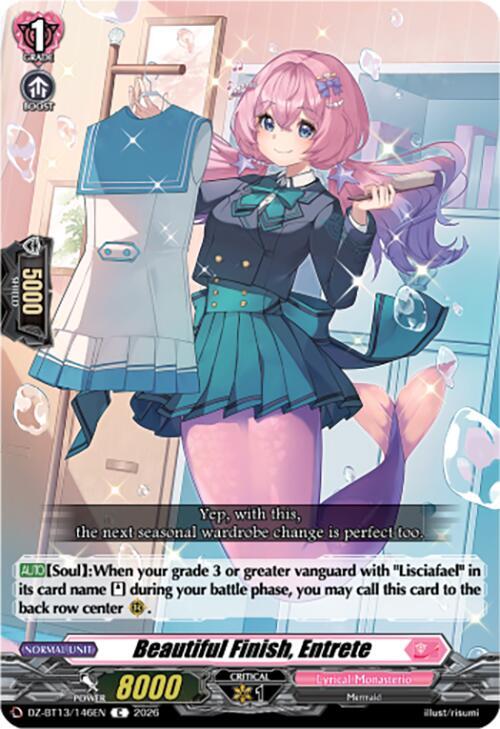 Beautiful Finish, Entrete - DZ-BT13: Parallactic Clash - Cardfight