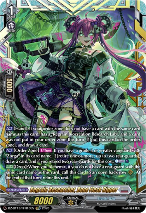 Regrain Researcher, Bone Flesh Ripper (FFR) - DZ-BT13: Parallactic