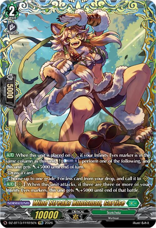 パズドラTGC Wind Streaks Huntsman, Gartise (FFR) - DZ-BT13: Parallactic Clash