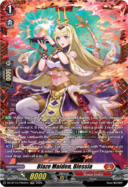 Blaze Maiden, Blessia (FR) - DZ-BT13: Parallactic Clash