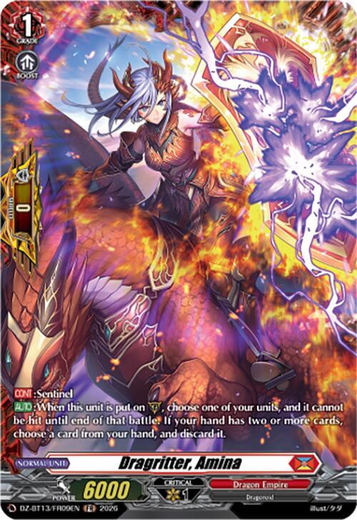 Dragritter, Amina (FR) - DZ-BT13: Parallactic Clash - Cardfight