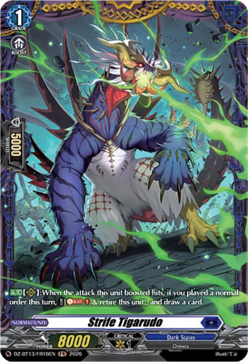 Strife Tigarudo (FR) - DZ-BT13: Parallactic Clash - Cardfight