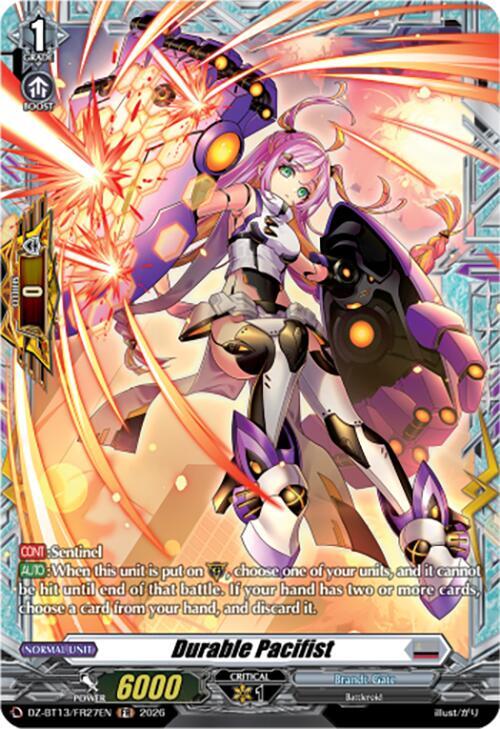 Durable Pacifist (FR) - DZ-BT13: Parallactic Clash - Cardfight