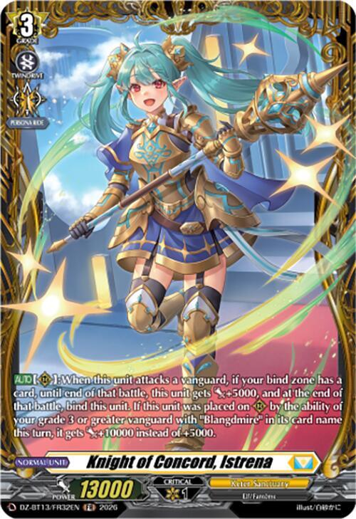 Knight of Concord, Istrena (FR) - DZ-BT13: Parallactic Clash