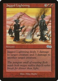 Jagged Lightning (Urza's Saga)