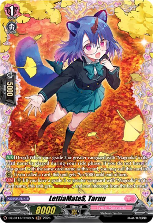 LettiaMateS, Tarnu (FR) - DZ-BT13: Parallactic Clash - Cardfight