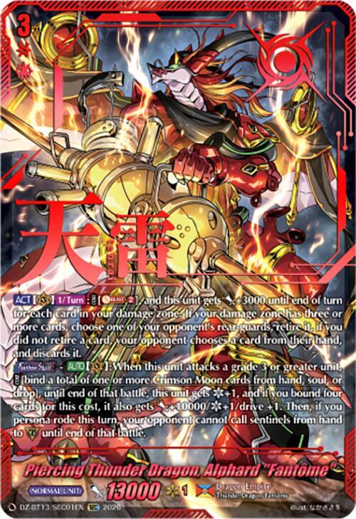 Piercing Thunder Dragon, Alphard 